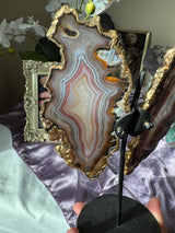 Gilded Agate Butterly Wings