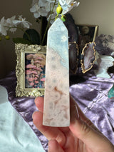 Orby Pastel Pink Amethyst Obelisk