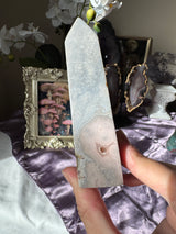 Orby Pastel Pink Amethyst Obelisk