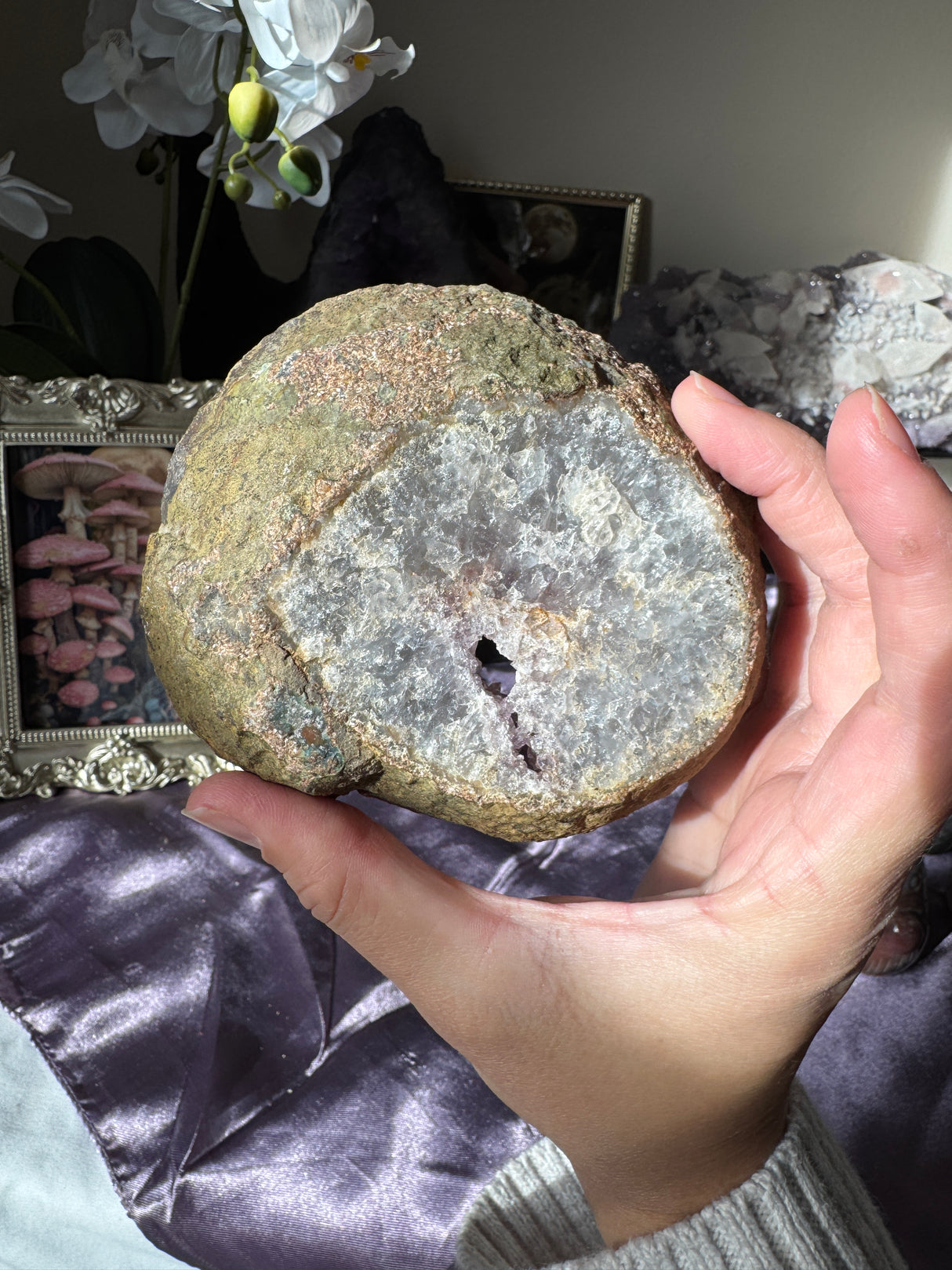 Lavender Amethyst Geode