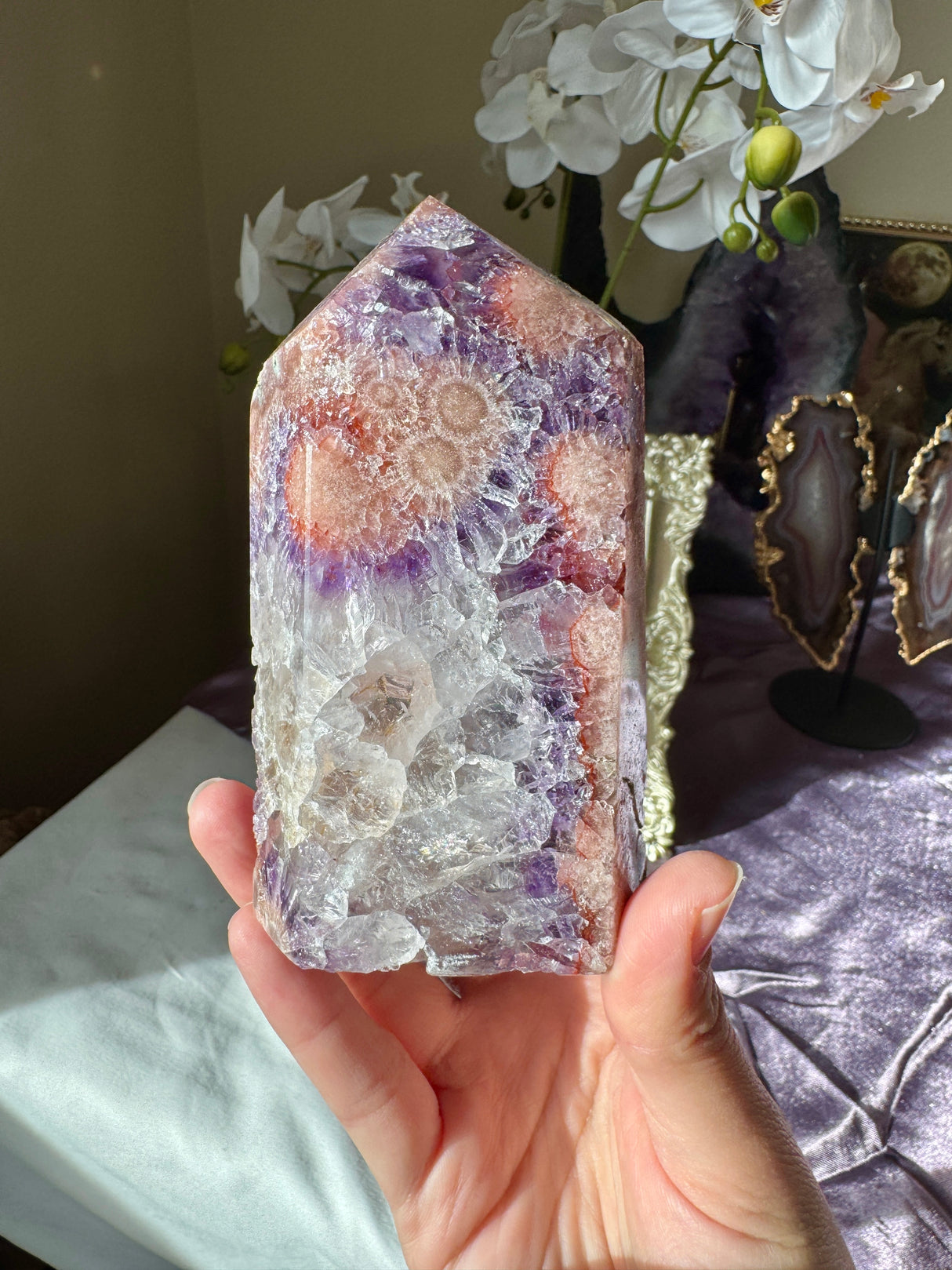 HQ Pink Amethyst Tower