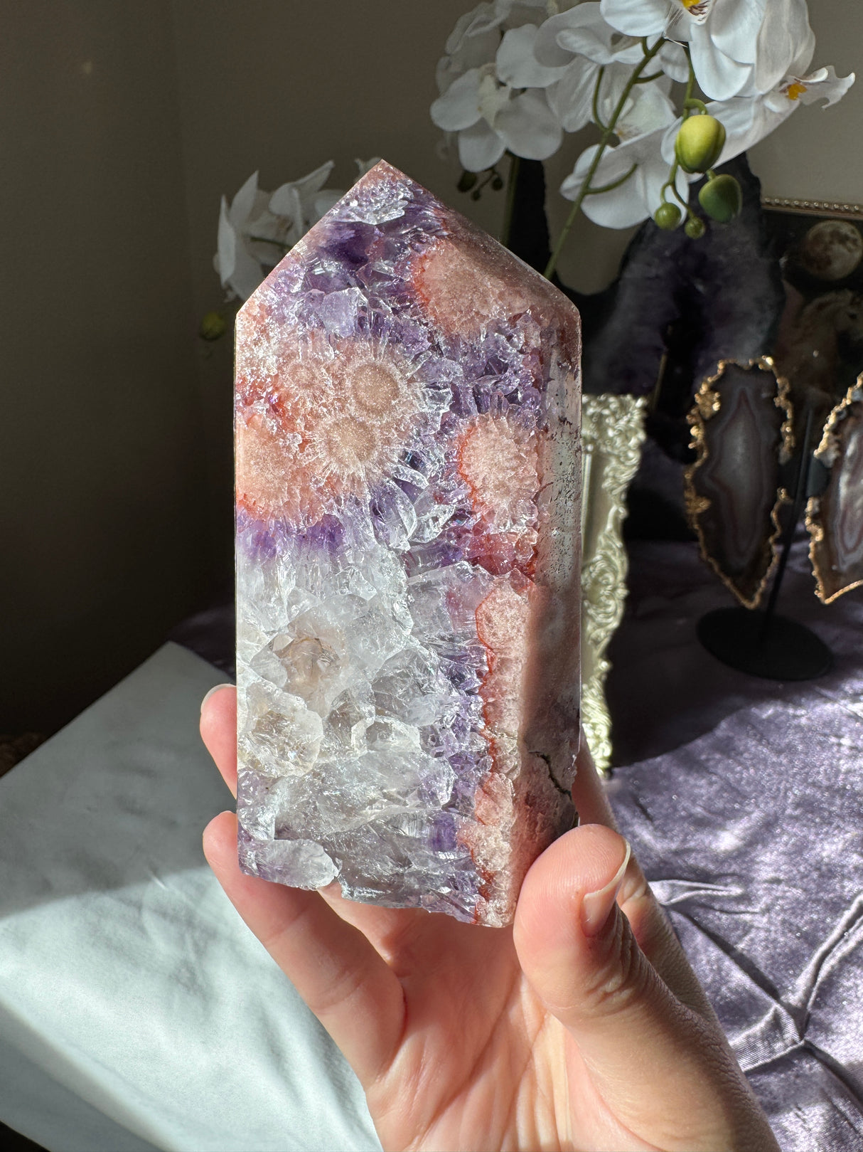 HQ Pink Amethyst Tower