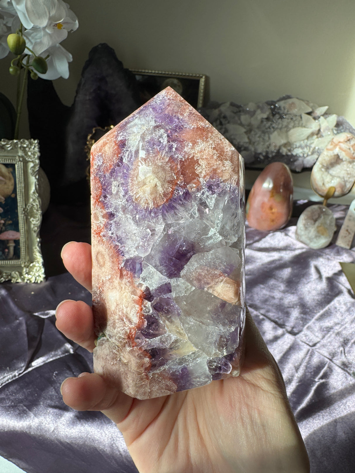 HQ Pink Amethyst Tower