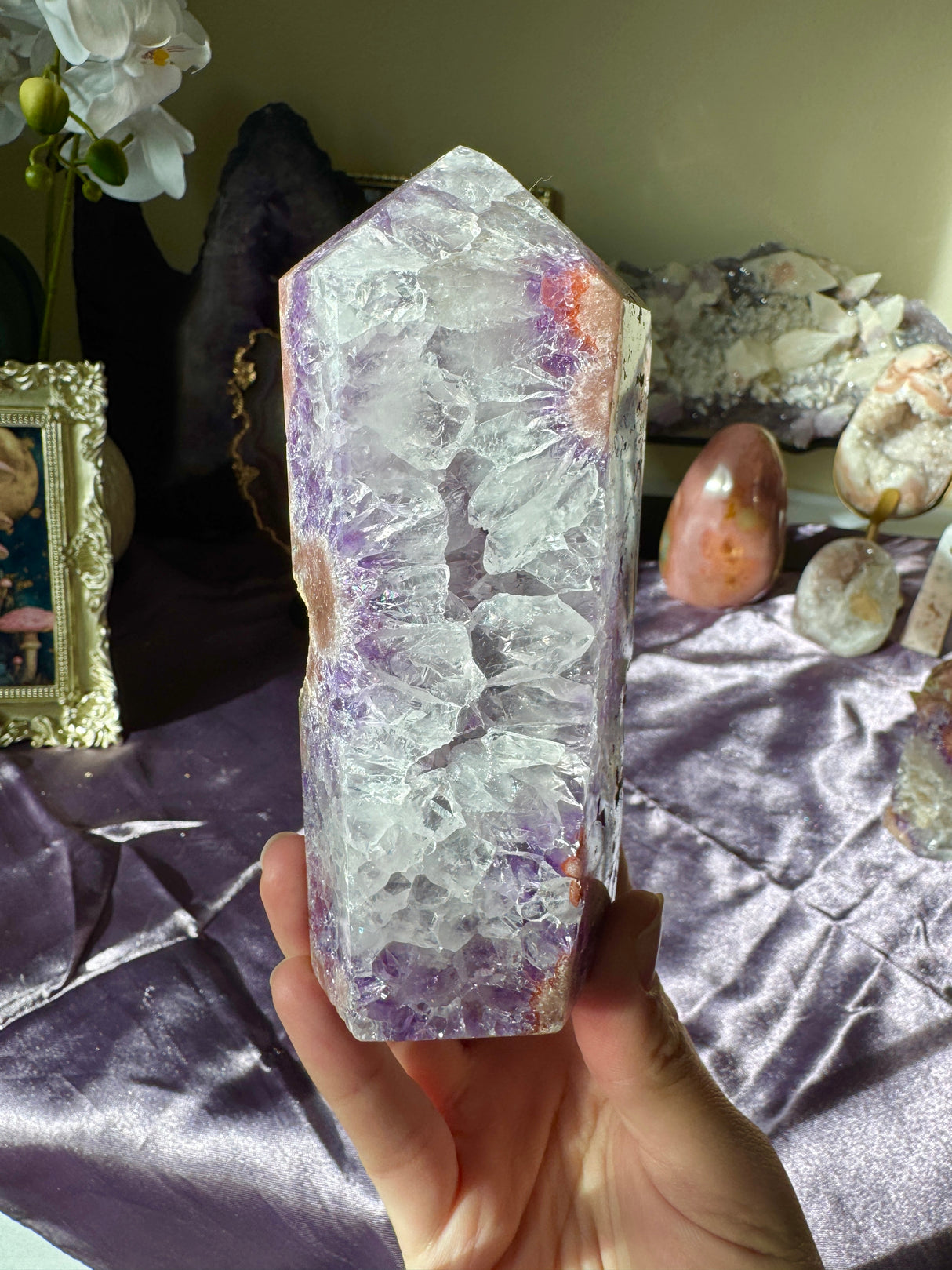 HQ Pink Amethyst Tower