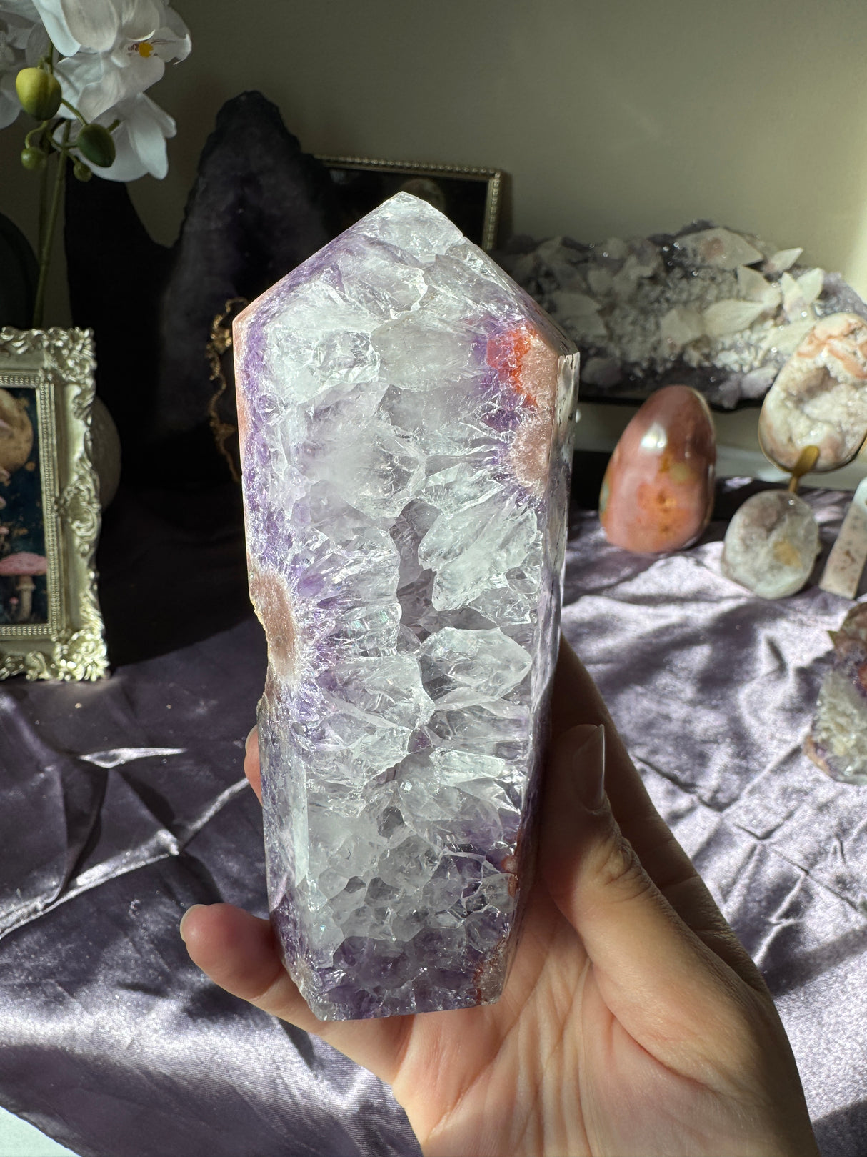 HQ Pink Amethyst Tower