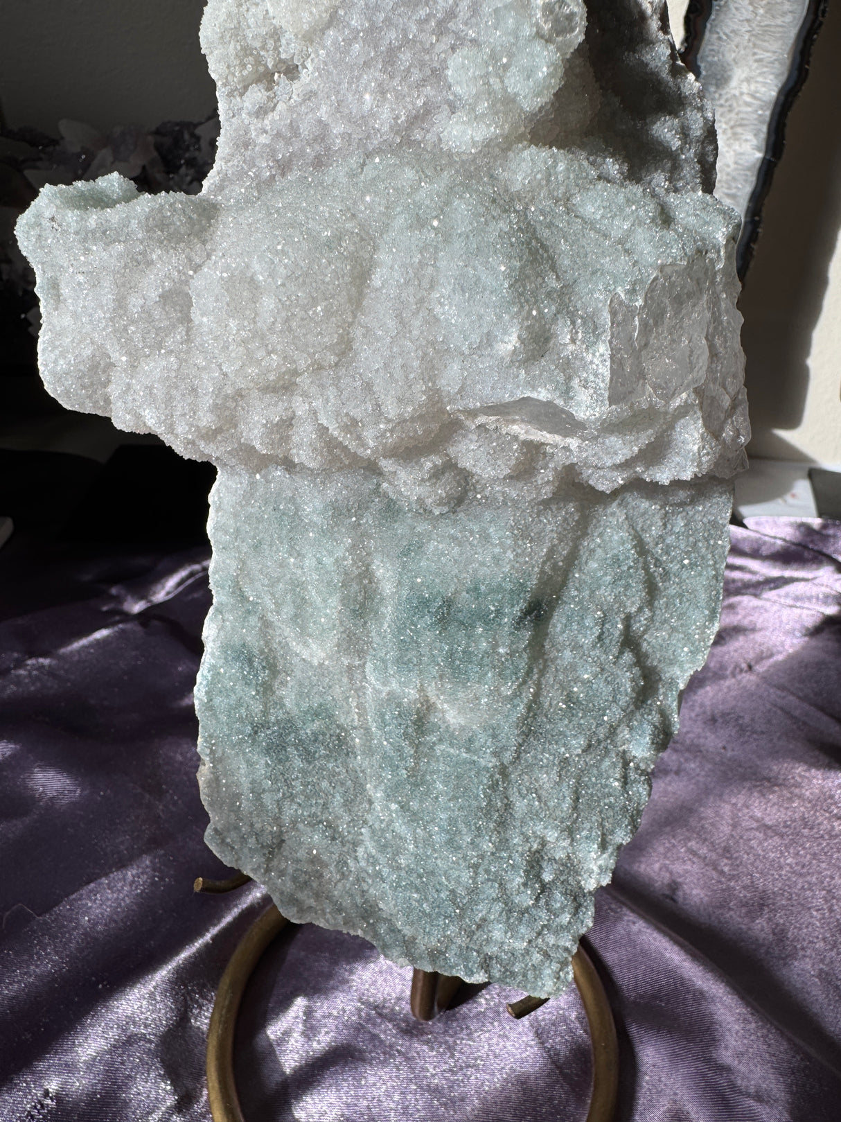 Druzy Rainbow Amethyst Slab