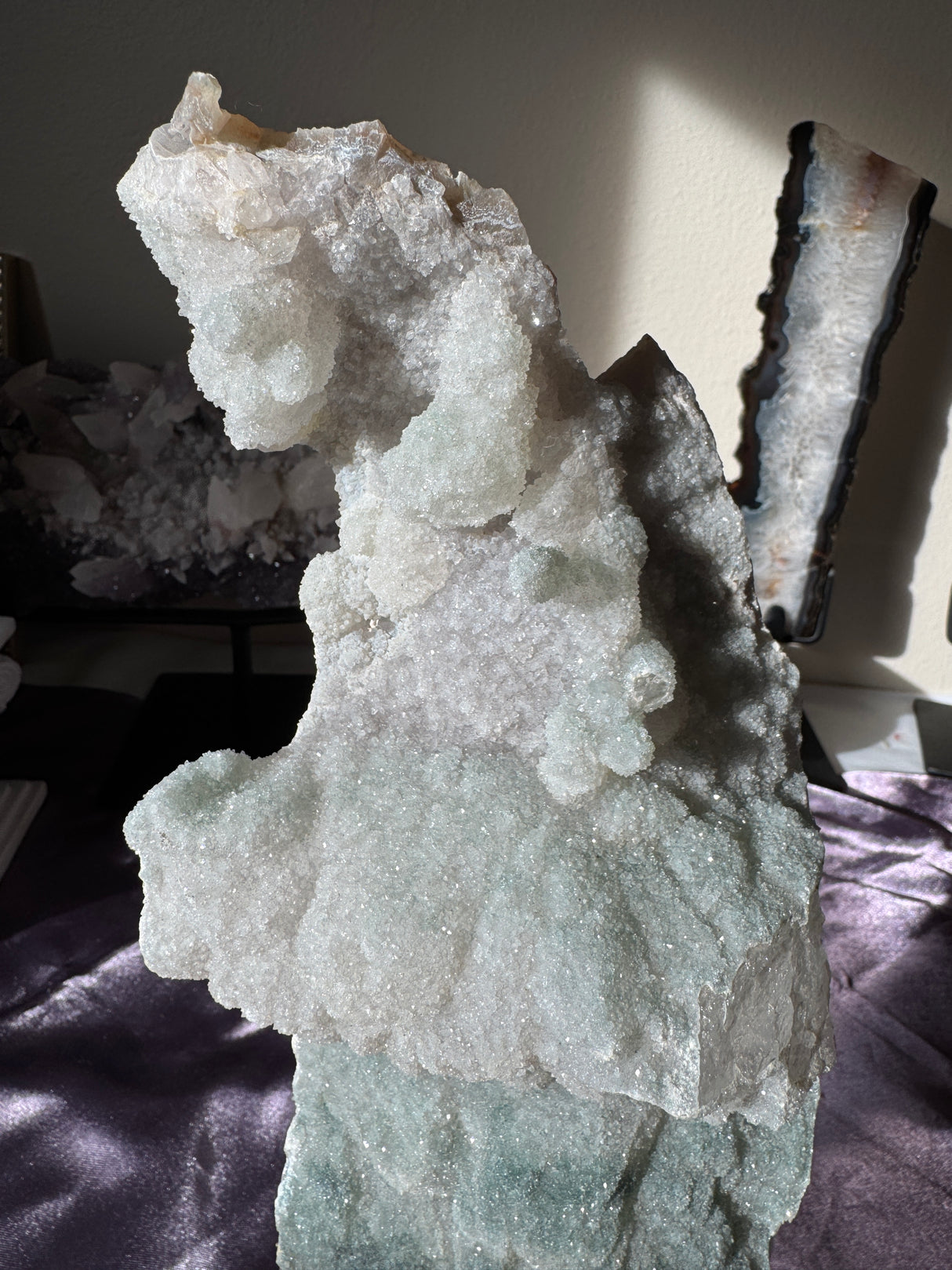 Druzy Rainbow Amethyst Slab