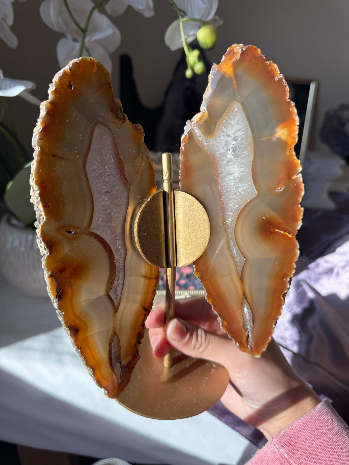 Agate Butterly Wings