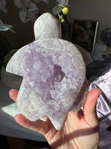 Lavender Pink Amethyst Turtle