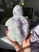 Lavender Pink Amethyst Turtle