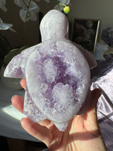 Lavender Pink Amethyst Turtle