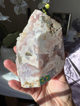 Quartz Pointed Pink Amethyst Tower