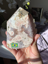 Quartz Pointed Pink Amethyst Tower