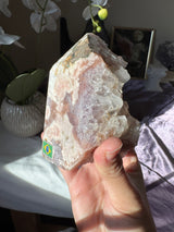 Quartz Pointed Pink Amethyst Tower
