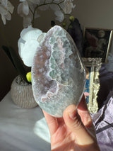 Multicolored Rainbow Amethyst Egg