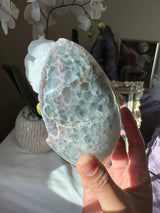 Multicolored Rainbow Amethyst Egg