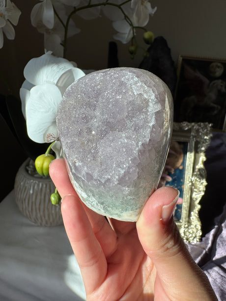 Sugar Lavender Rainbow Amethyst