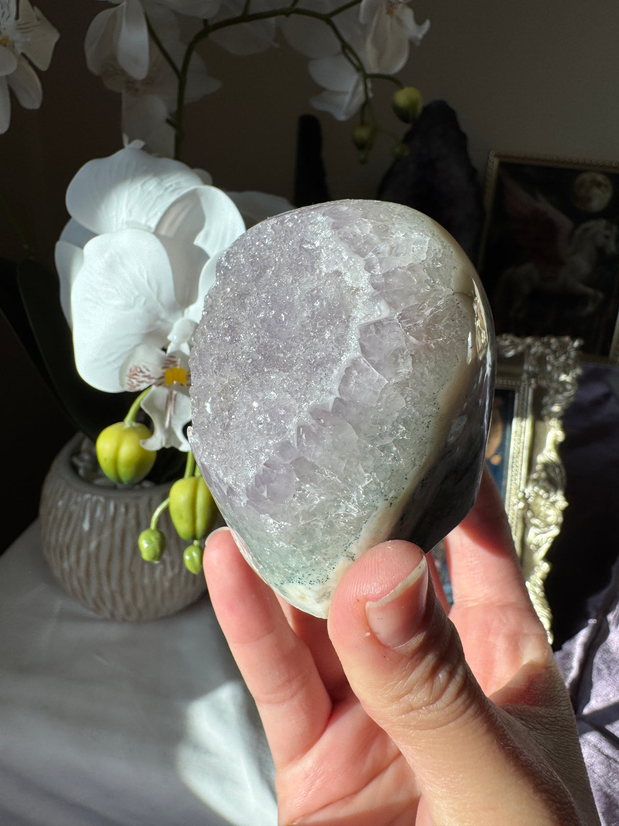 Sugar Lavender Rainbow Amethyst