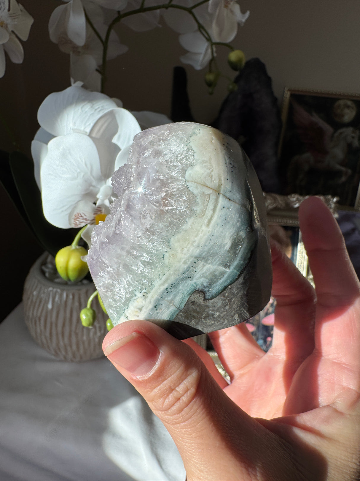 Sugar Lavender Rainbow Amethyst