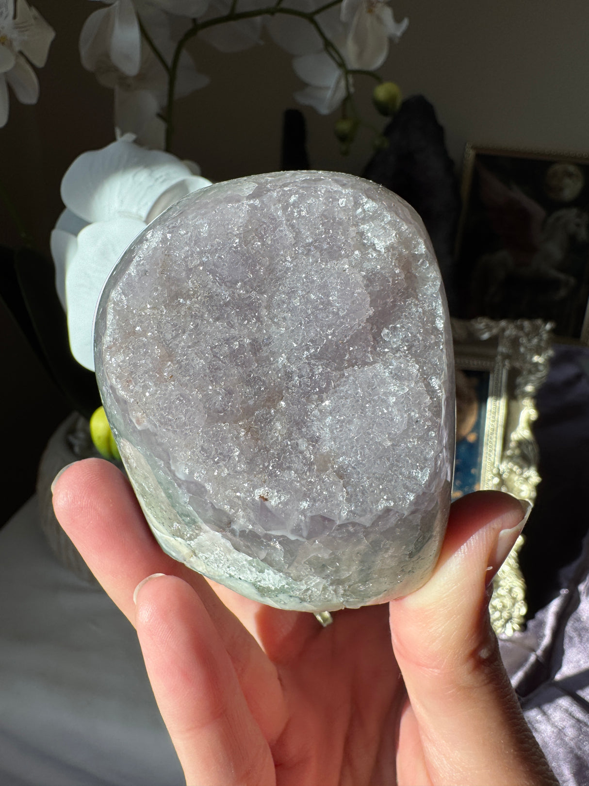 Sugar Lavender Rainbow Amethyst