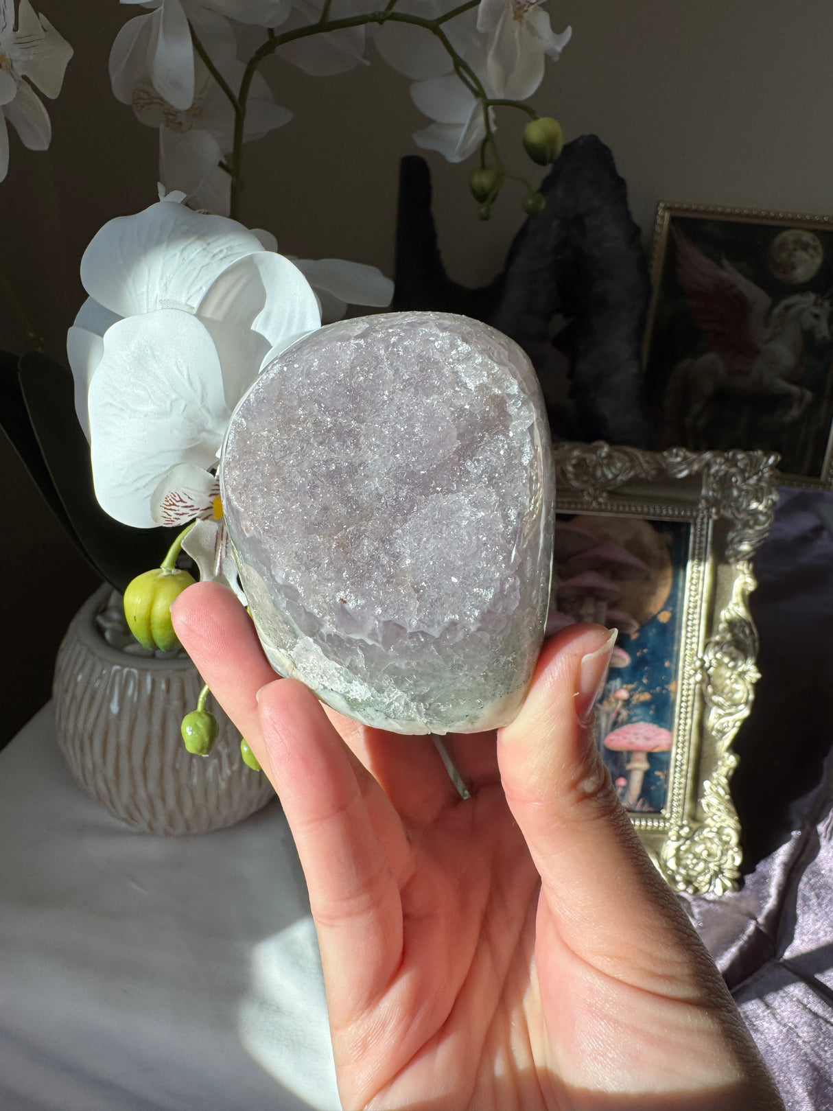 Sugar Lavender Rainbow Amethyst