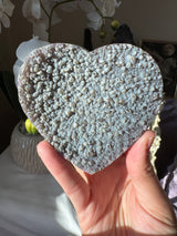 Rare Blue Amethyst Heart