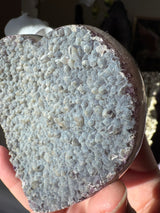 Rare Blue Amethyst Heart