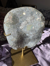 Angel Aura Quartz Free Form with Calcite