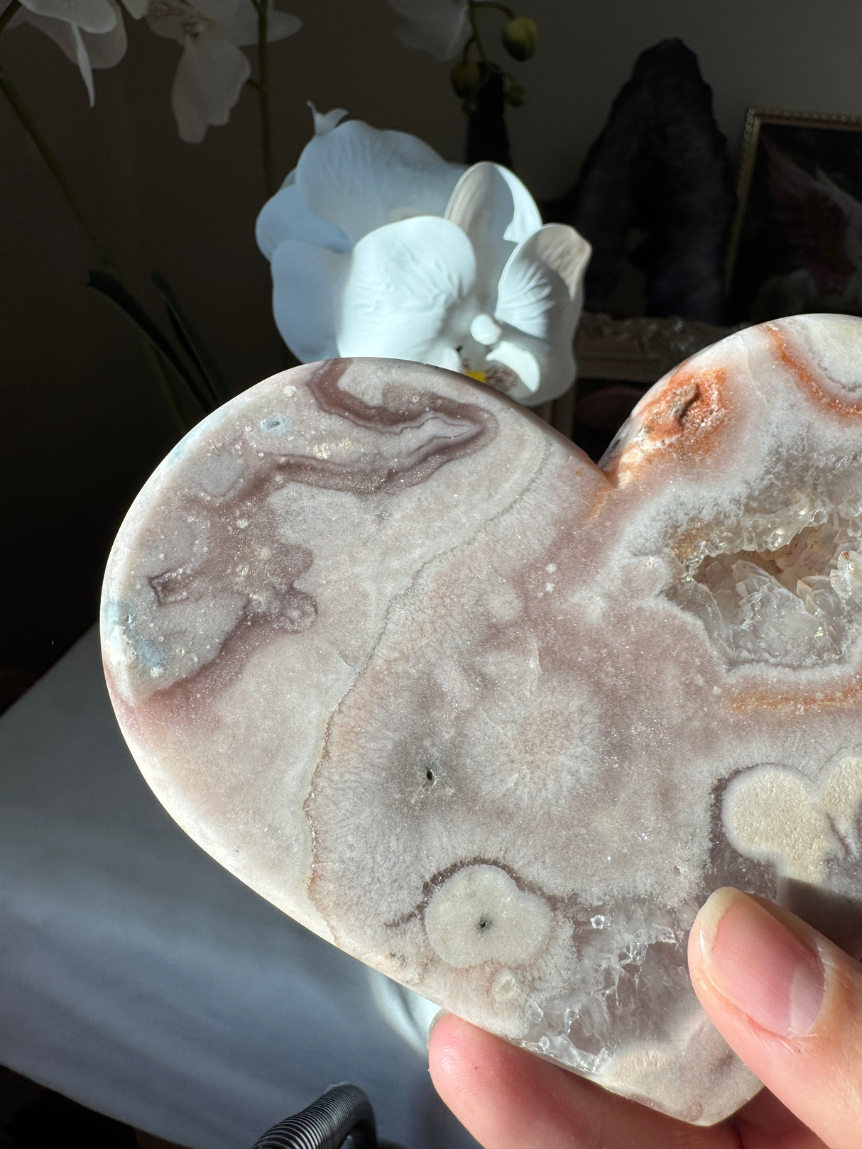 Pink Amethyst Heart
