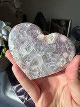 HQ Flower Agate Heart