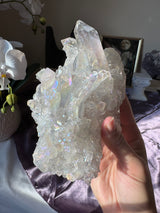 Aura Brazilian Quartz Cluster