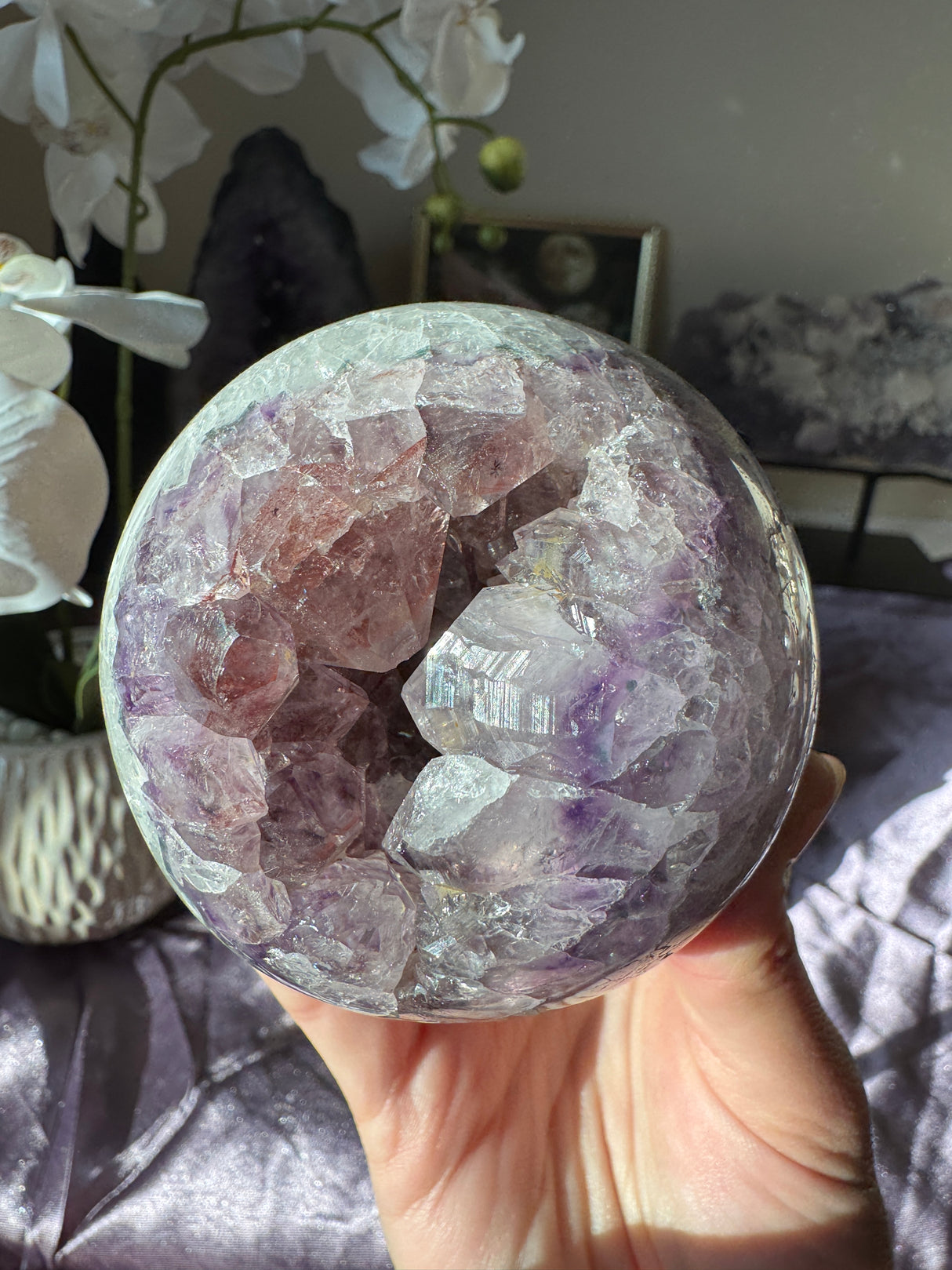 Unicorn Amethyst Sphere