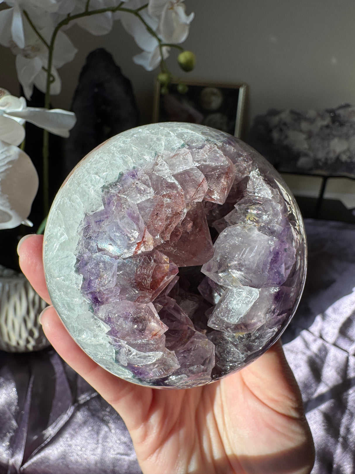 Unicorn Amethyst Sphere