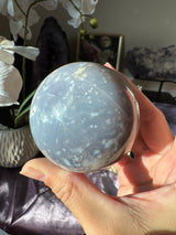 Dusty Blue Sea Jasper Sphere