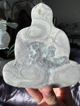 Pastel Pink Amethyst Buddha