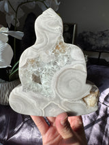 Pastel Pink Amethyst Buddha