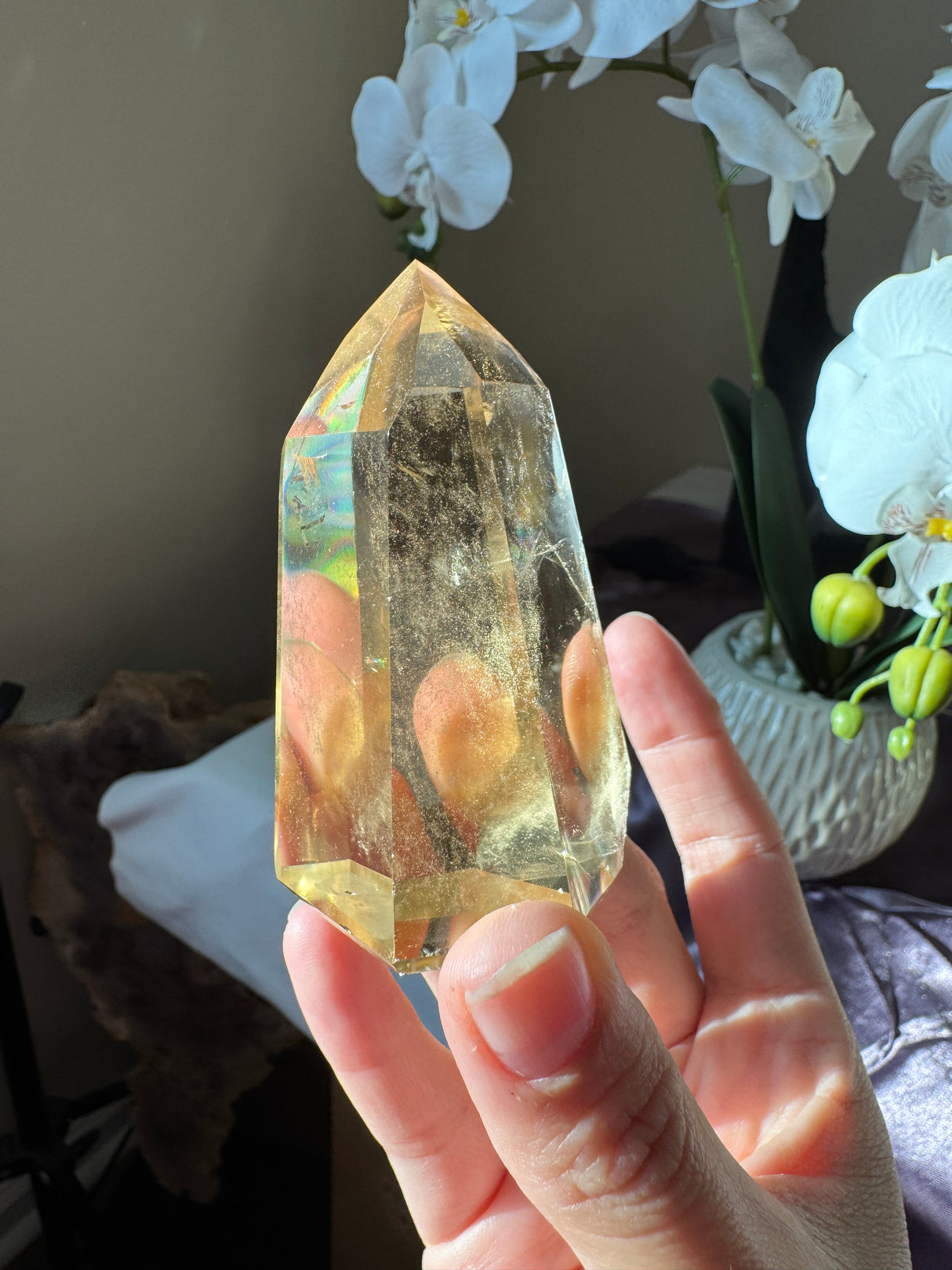 Golden Citrine Tower