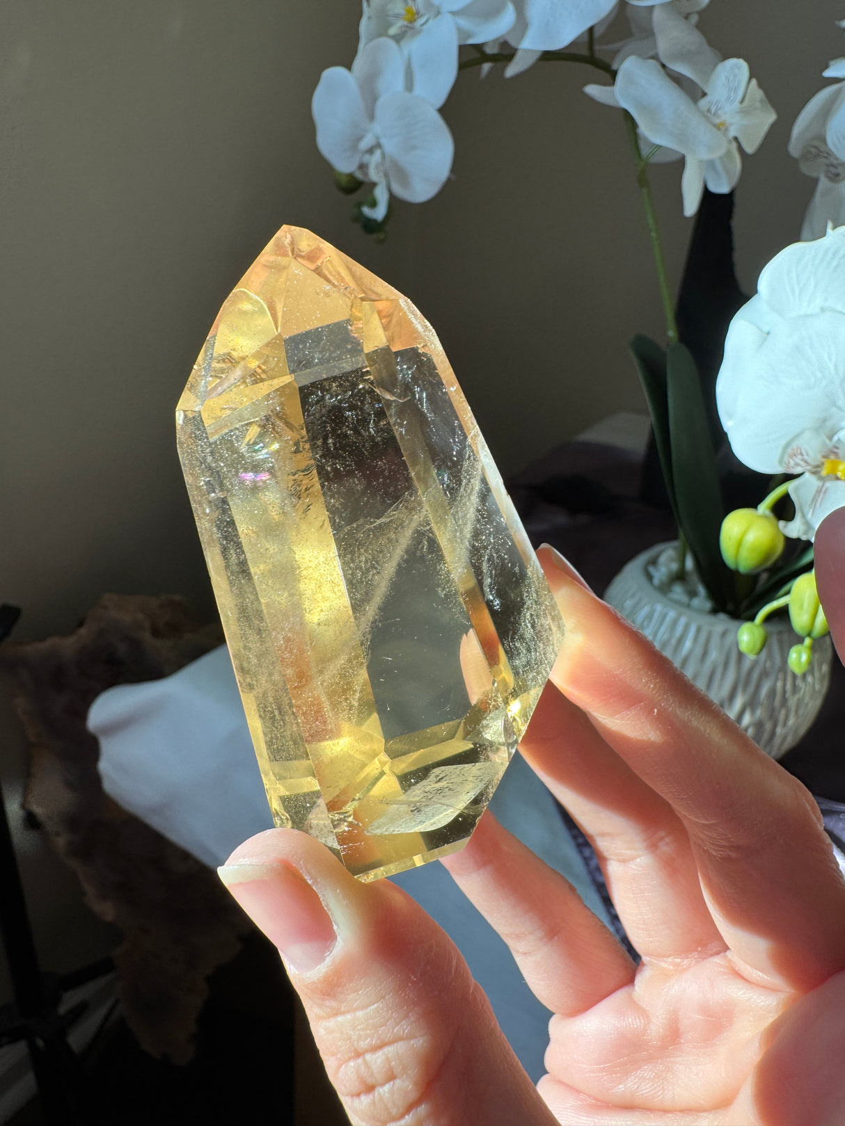 Golden Citrine Tower