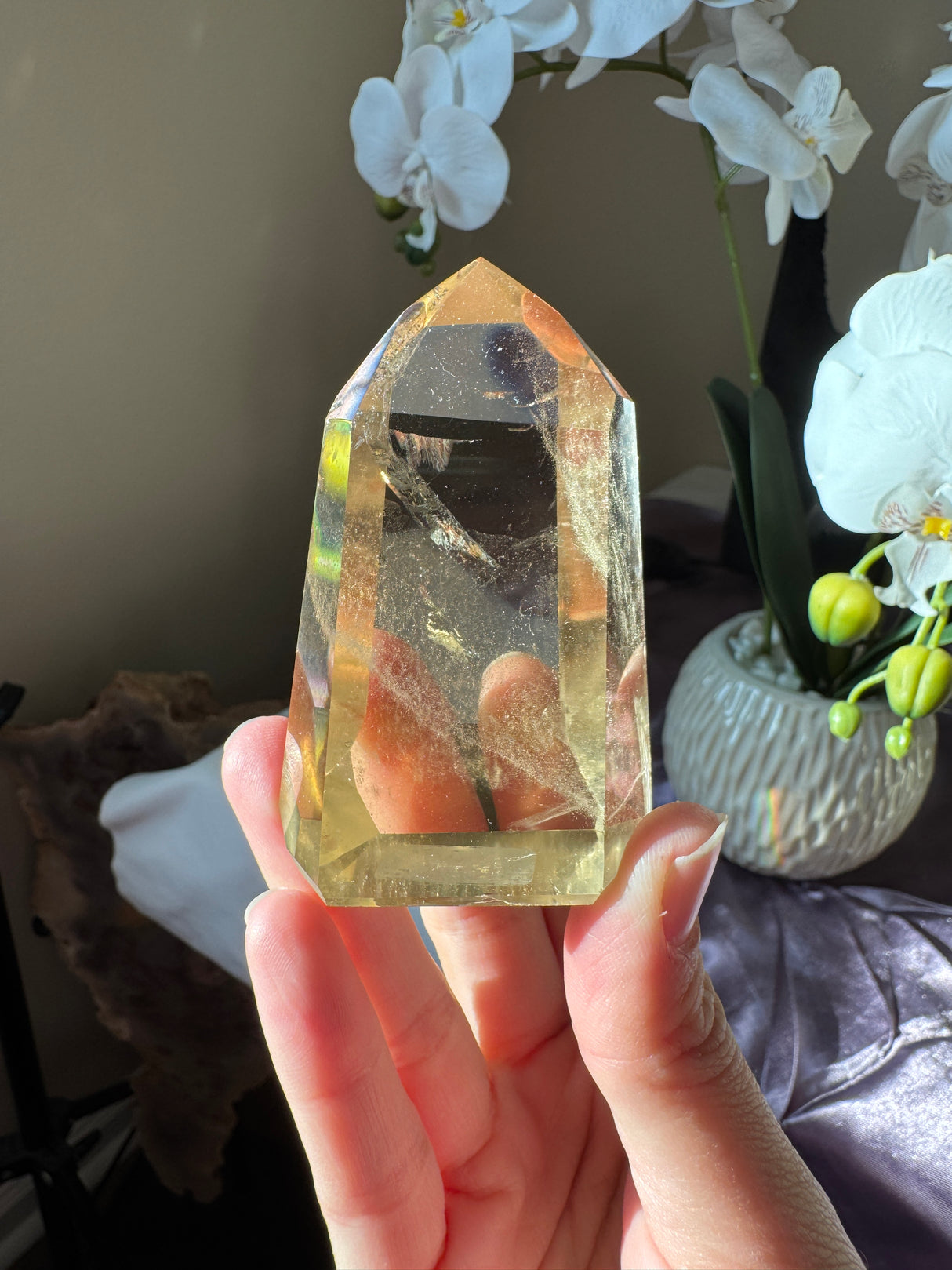 Golden Citrine Tower