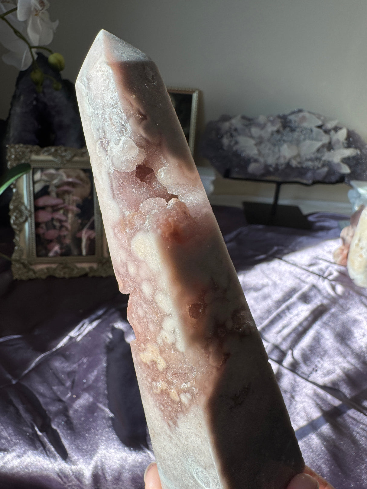 Pink Amethyst Obelisk