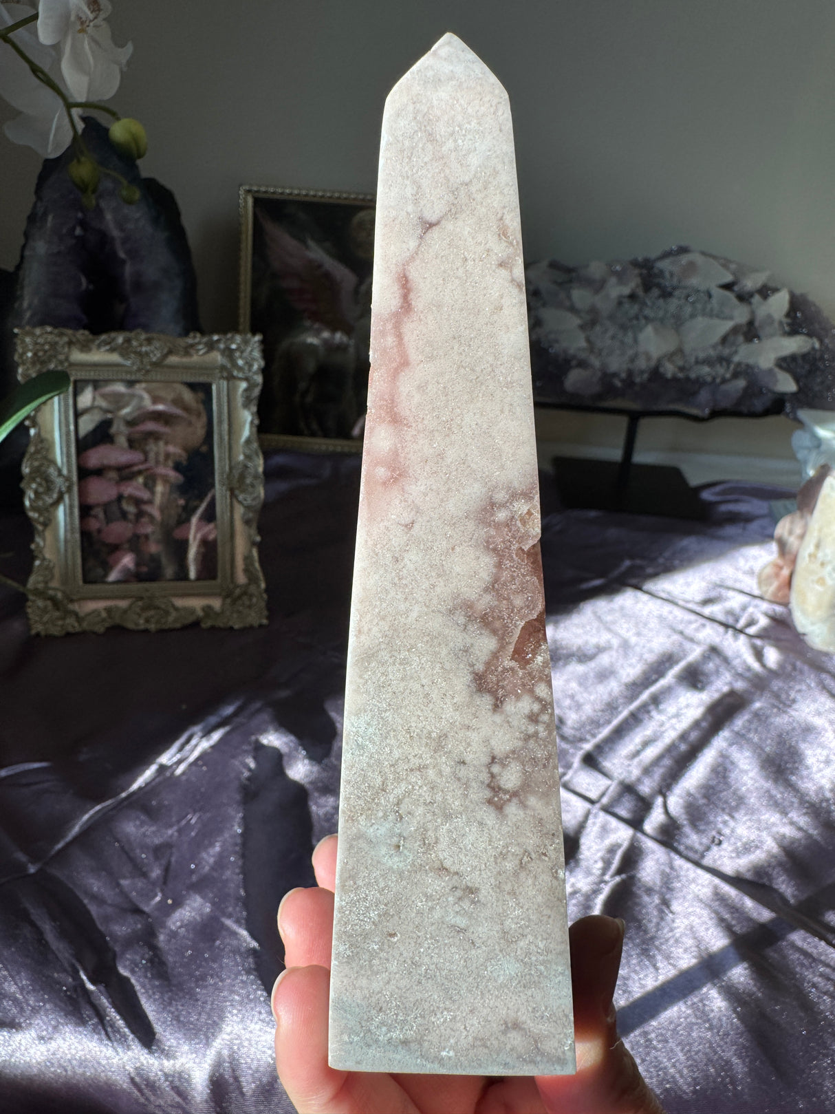Pink Amethyst Obelisk