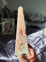 Pink Amethyst Obelisk