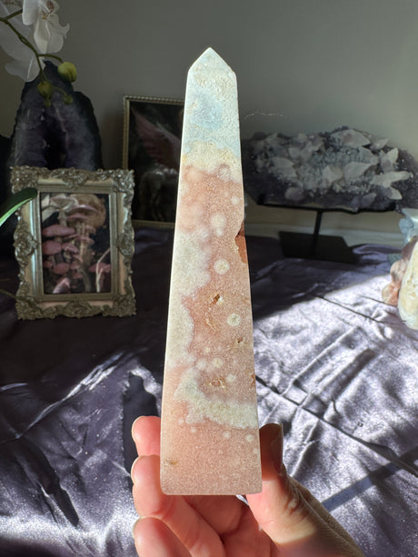 Pink Amethyst Obelisk