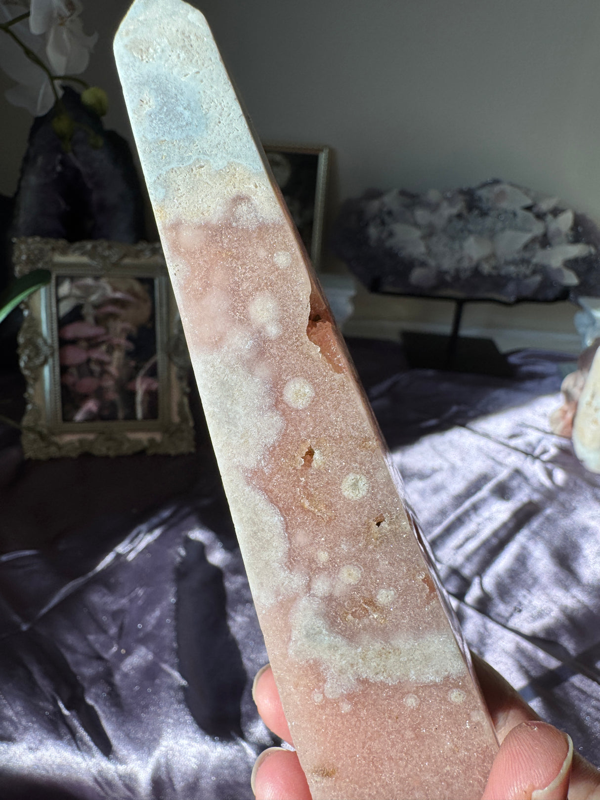 Pink Amethyst Obelisk