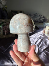 Pastel Flower Agate Mushroom