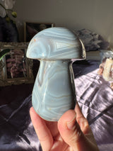 Blue Agate Mushroom