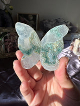 Moss Agate Butterflly