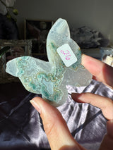 Moss Agate Butterflly