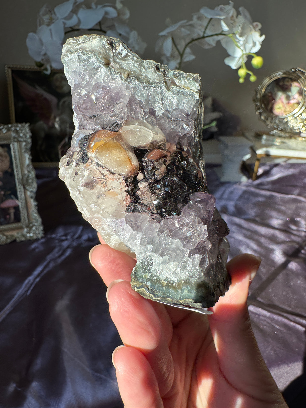 Amethyst Calcite Free Form