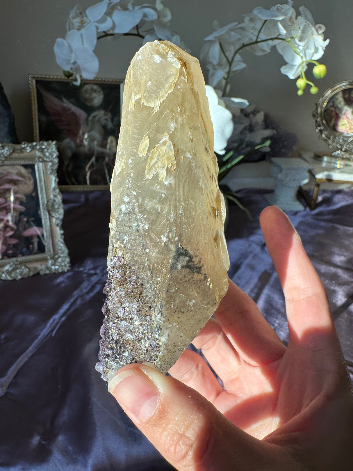 Amethyst Calcite Free Form